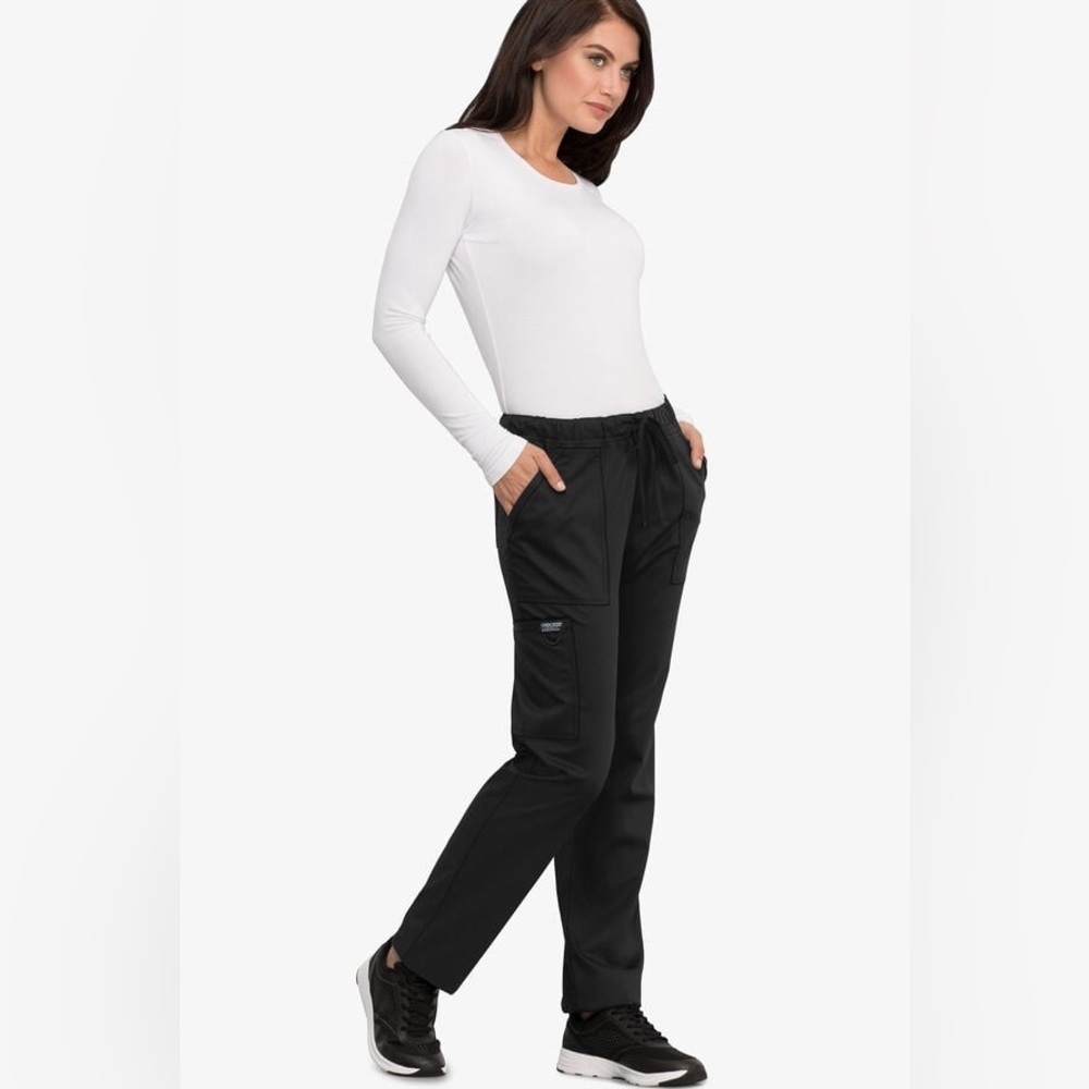 Cherokee Workwear Revolution Unisex 4-Pocket STRETCH Drawstring Scrub Pants